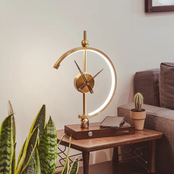 Khonsu Clock Lamp (Wireless Charging)