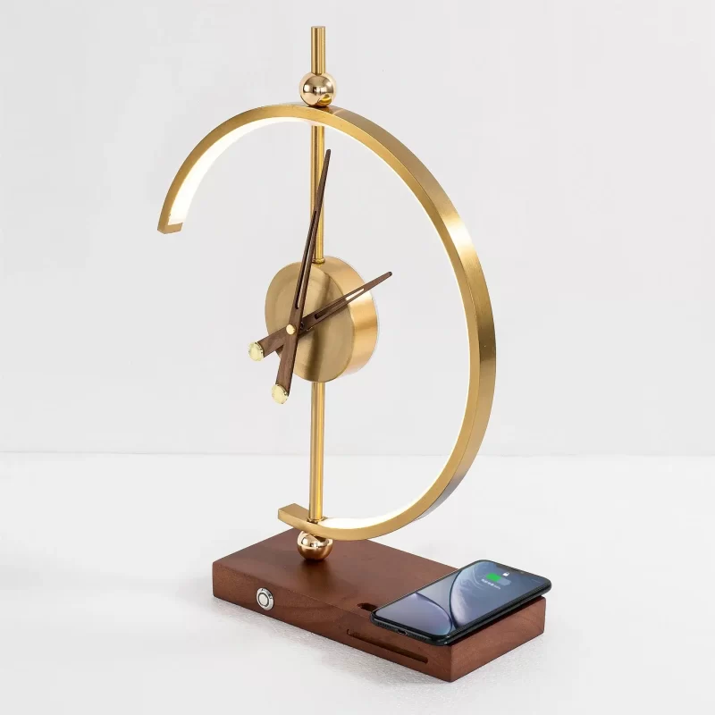 Khonsu Clock Lamp (Wireless Charging)